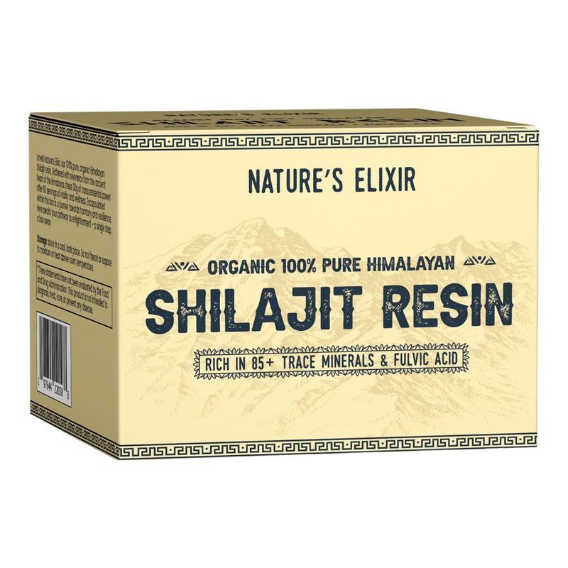 Organic 100% Pure Himalayan Shilajit Resin Dietary Supplement